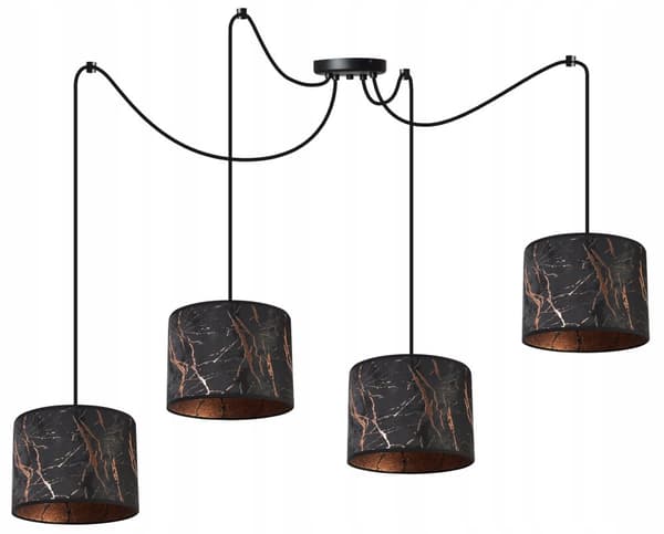 HÆNGENDE LOFTSLAMPE SPIDDERLAMPESKÆRM KOBBER