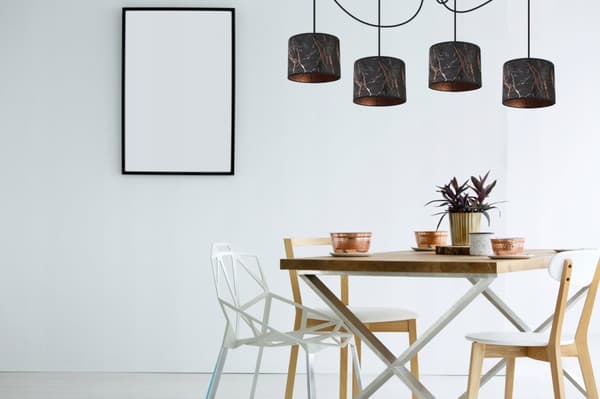 HÆNGENDE LOFTSLAMPE SPIDDERLAMPESKÆRM KOBBER