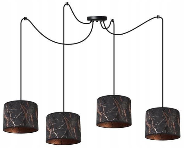 HÆNGENDE LOFTSLAMPE SPIDDERLAMPESKÆRM KOBBER