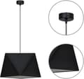Miniatyrbillede 9 af 10: LOFT HÆNGELAMPE LYSKELYSE LOFTSLAMPE DIAMOND LED