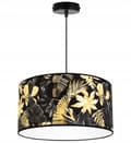 Miniatyrbillede 1 af 8: HÆNGE LOFTSLAMPE LAMPESKÆRM GYLDNE BLOMSTER LED