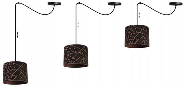 HÆNGENDE LOFTSLAMPE SPIDDERLAMPESKÆRM KOBBER