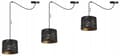 Miniatyrbillede 6 af 8: HÆNGENDE LOFTSLAMPE SPIDDERLAMPESKÆRM GYLDT MARMOR