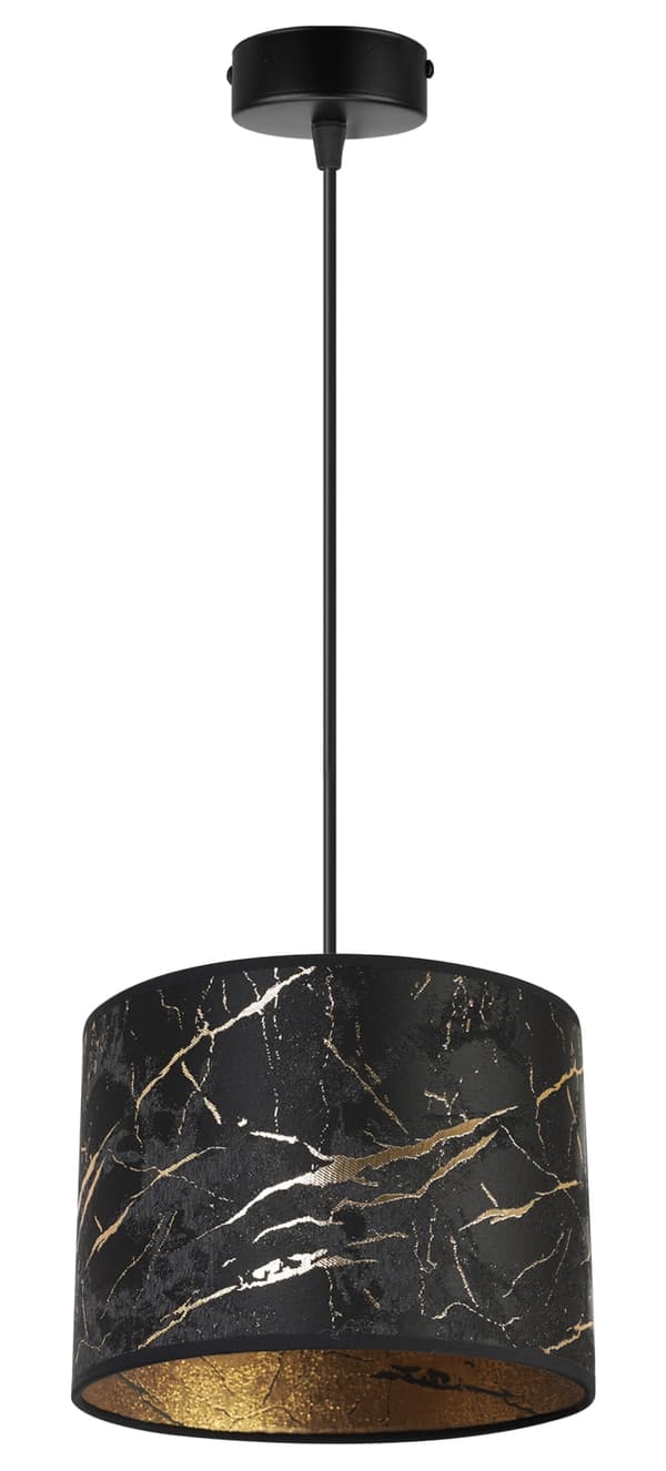 HÆNGE LOFTSLAMPE LAMPESKÆRM MARMOR GULD