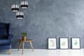 Miniatyrbild 3 av 10: TAK HÄNGLAMPA MODERN KROM LAMPSKÄRM LED