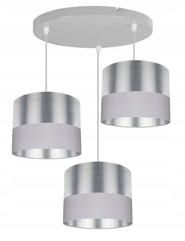 TAK HÄNGLAMPA MODERN KROM LAMPSKÄRM LED