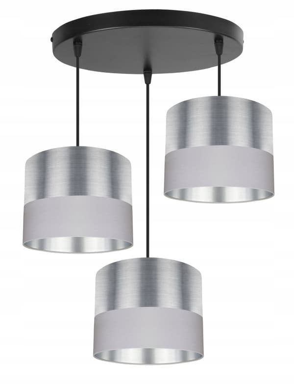 TAK HÄNGLAMPA MODERN KROM LAMPSKÄRM LED