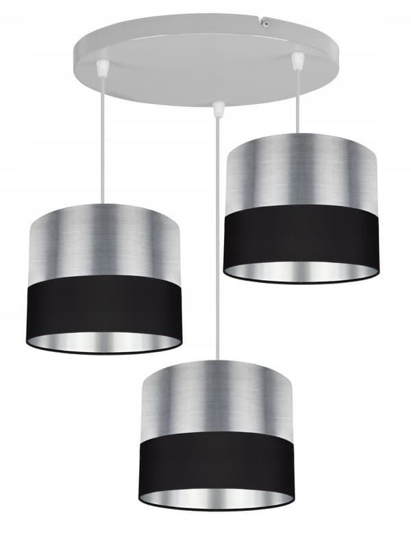 TAK HÄNGLAMPA MODERN KROM LAMPSKÄRM LED
