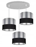 Miniatyrbild 7 av 10: TAK HÄNGLAMPA MODERN KROM LAMPSKÄRM LED