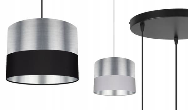 TAK HÄNGLAMPA MODERN KROM LAMPSKÄRM LED