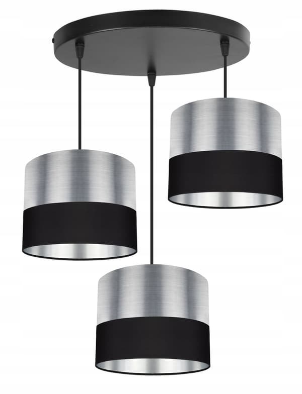 TAK HÄNGLAMPA MODERN KROM LAMPSKÄRM LED
