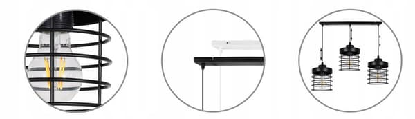LOFT HÆNGELAMPE LYSKELYSE LOFT WIRE LED