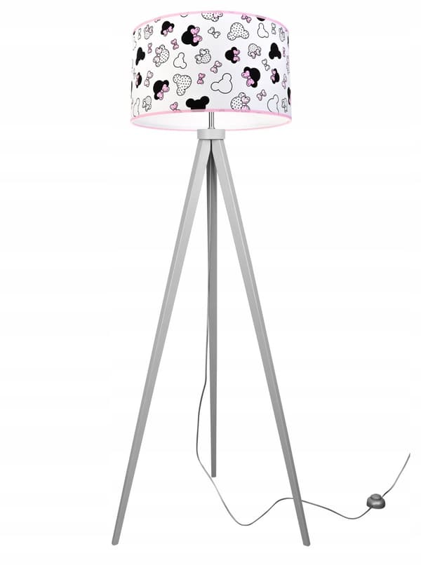 TRIPOD LAMPE LOFT BØRNELAMPESKÆRM MØNSTER LED