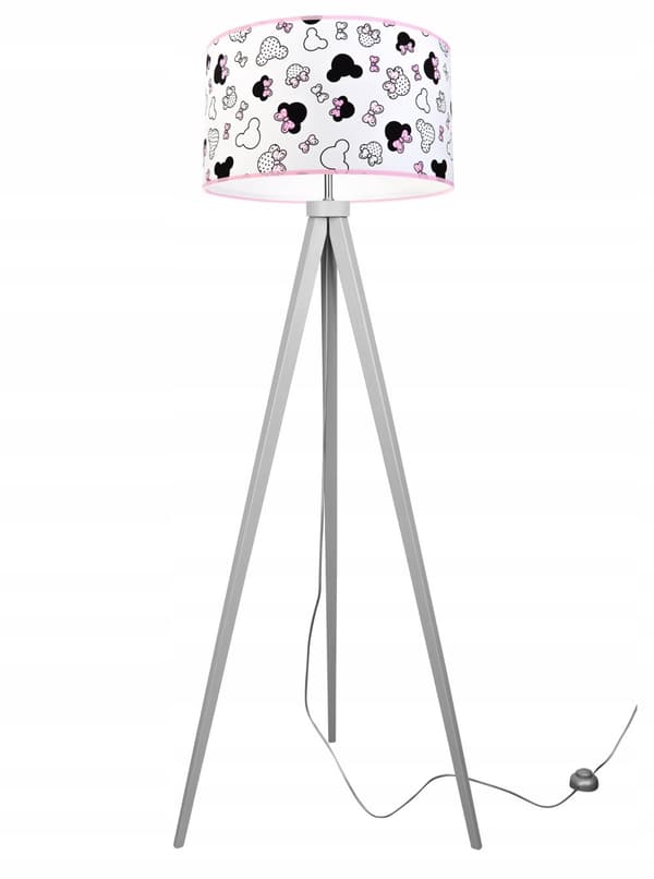 TRIPOD LAMPE LOFT BØRNELAMPESKÆRM MØNSTER LED