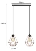 Miniatyrbillede 6 af 7: Original LOFT retro edison kobber pendel