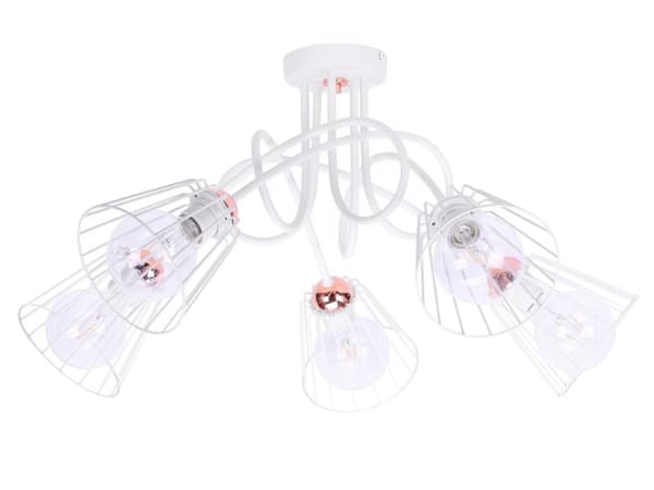 Moderne industriel kobber loft hængende lampe