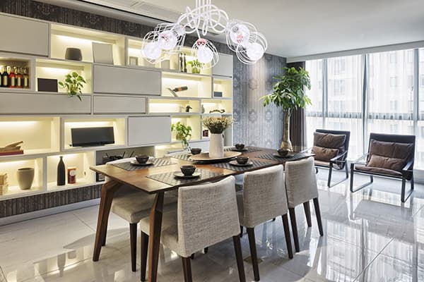 Moderne industriel kobber loft hængende lampe