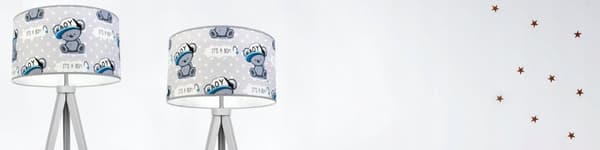 STIVLAMPA LOFT BARN LAMPSKÄRM MÖNSTER LED