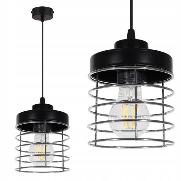 HÄNGANDE TAKLAMPA CHARMANT KROM WIRE LED