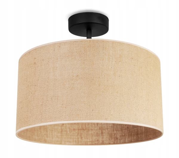 LOFTSLAMPE PLAFON LAMPESKÆRM JUTA 40cm