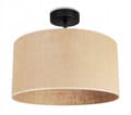 Miniatyrbillede 1 af 8: LOFTSLAMPE PLAFON LAMPESKÆRM JUTA 40cm