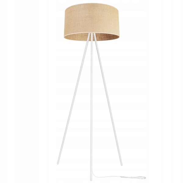 GULVLAMPE STÅENDE STATIV METAL LAMPESKÆRM 45CM