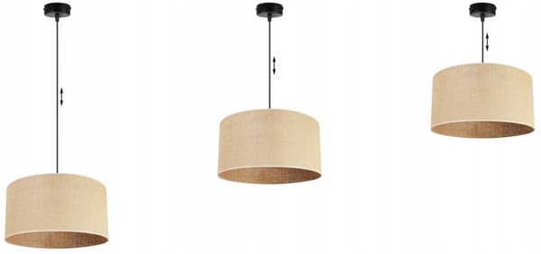 HÆNGELAMPE LOFT LYSKELYSE LAMPESKÆRM 35 CM