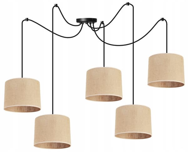HÄNGLAMPA TAK LJUSKANT LAMPSKÄRM 20 CM SPINDEL