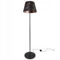 Miniatyrbild 1 av 10: GOLVLAMPA STÅENDE METALL LAMPSKÄRM KONMÖNSTER