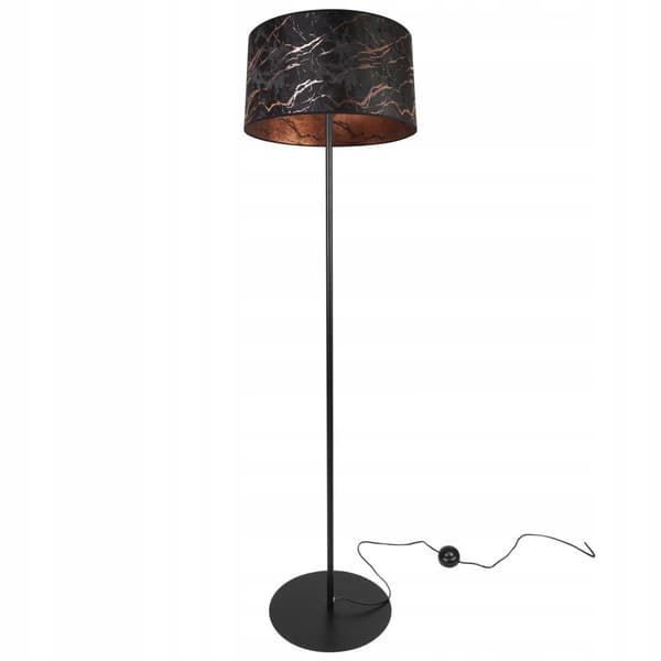 GOLVLAMPA STÅENDE METALL LAMPSKYDD MÖNSTER