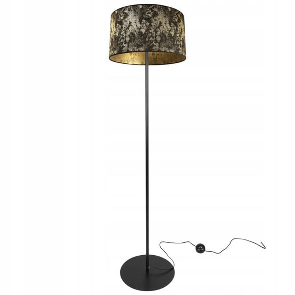 GOLVLAMPA STÅENDE METALL LAMPSKYDD MÖNSTER