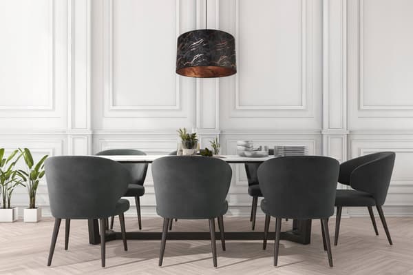 HÄNGLAMPA TAK LJUSKANT LAMPSKÄRM MARMOR