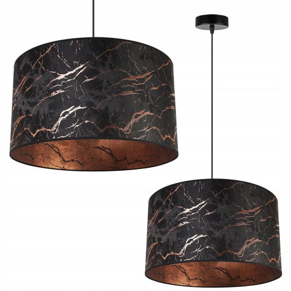 HÄNGLAMPA TAK LJUSKANT LAMPSKÄRM MARMOR