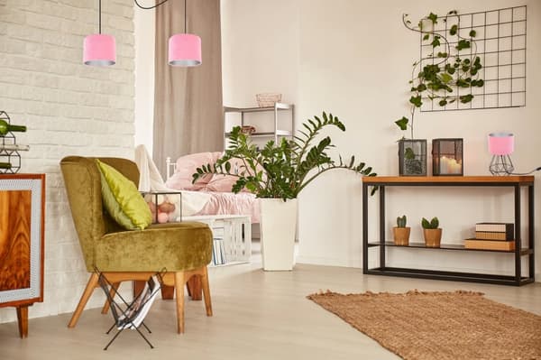 RIIPPUVA LAMPPU KATTOKRUUNUT KRROMI LAMPPUVARJOS SAMETTI