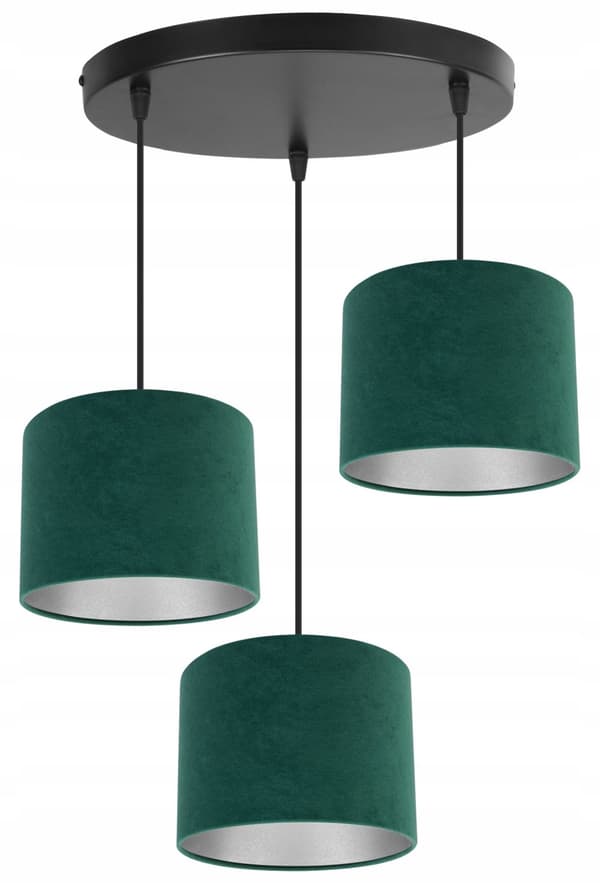 HÄNGLAMPA TAK LJUSSTAKARE KROM LAMPSKÄRM SAMMET