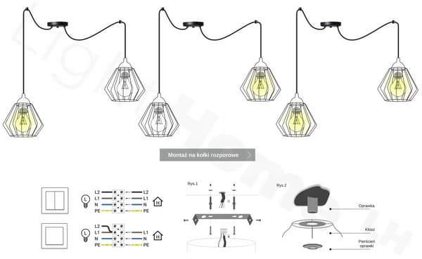 HÄNGLAMPA MODERN ELEGANT LAMPSKÄRM I METALL