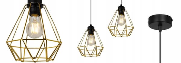 HÆNGELAMPE MODERNE ELEGANT METAL LAMPESKÆRM