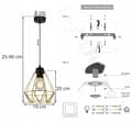 Miniatyrbillede 7 af 8: HÆNGELAMPE MODERNE ELEGANT METAL LAMPESKÆRM