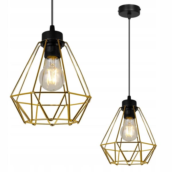 HÆNGELAMPE MODERNE ELEGANT METAL LAMPESKÆRM