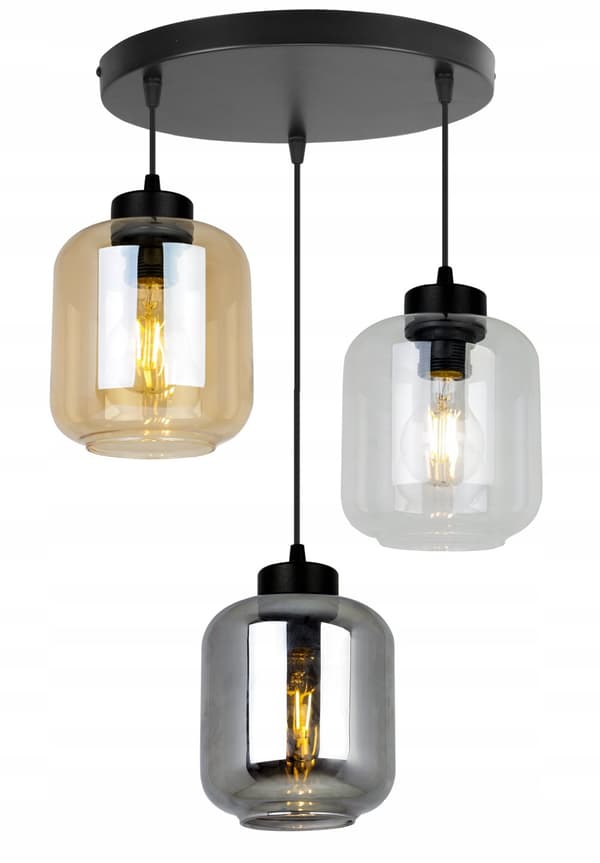 HÆNGELAMPE MODERNE ELEGANT GLASSKÆRM