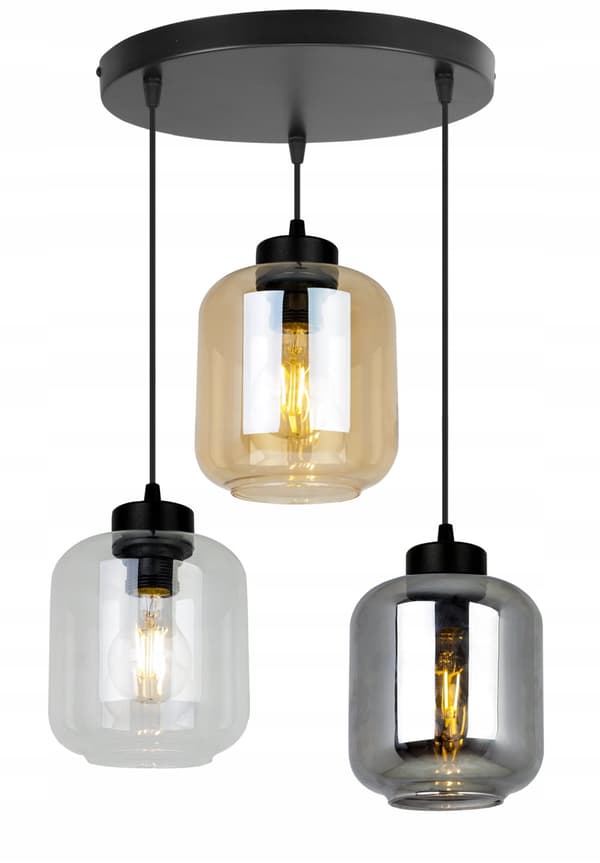 HÆNGELAMPE MODERNE ELEGANT GLASSKÆRM