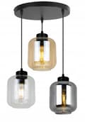 Miniatyrbillede 7 af 10: HÆNGELAMPE MODERNE ELEGANT GLASSKÆRM