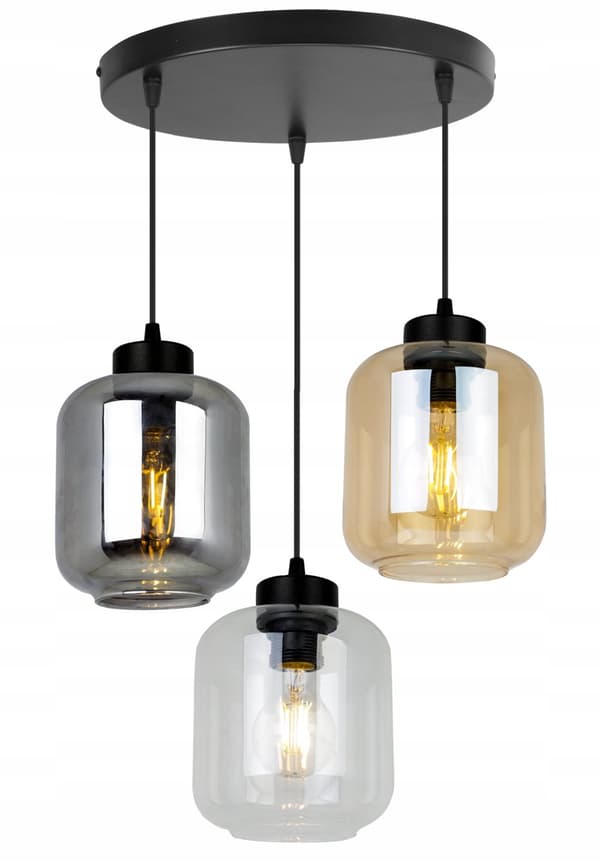 HÆNGELAMPE MODERNE ELEGANT GLASSKÆRM