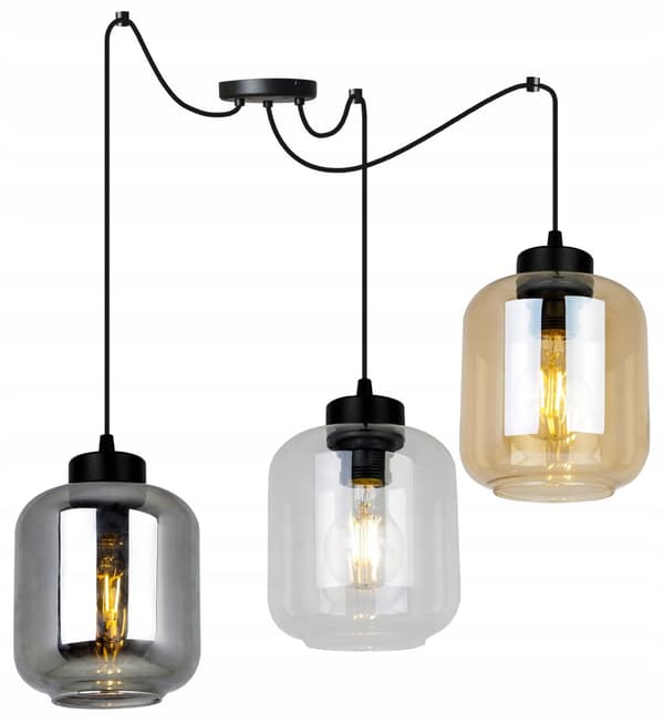 HÆNGELAMPE MODERNE ELEGANT GLASSKÆRM