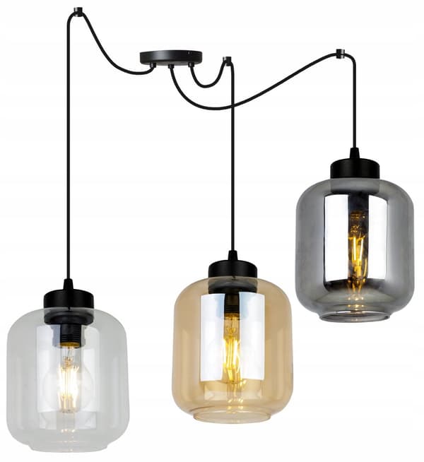 HÆNGELAMPE MODERNE ELEGANT GLASSKÆRM