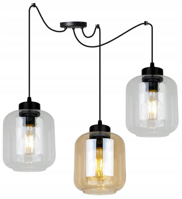 HÆNGELAMPE MODERNE ELEGANT GLASSKÆRM