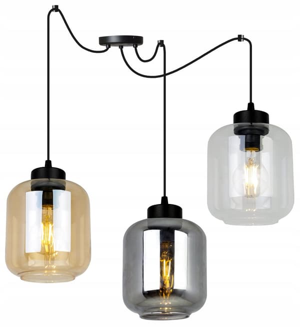 HÆNGELAMPE MODERNE ELEGANT GLASSKÆRM