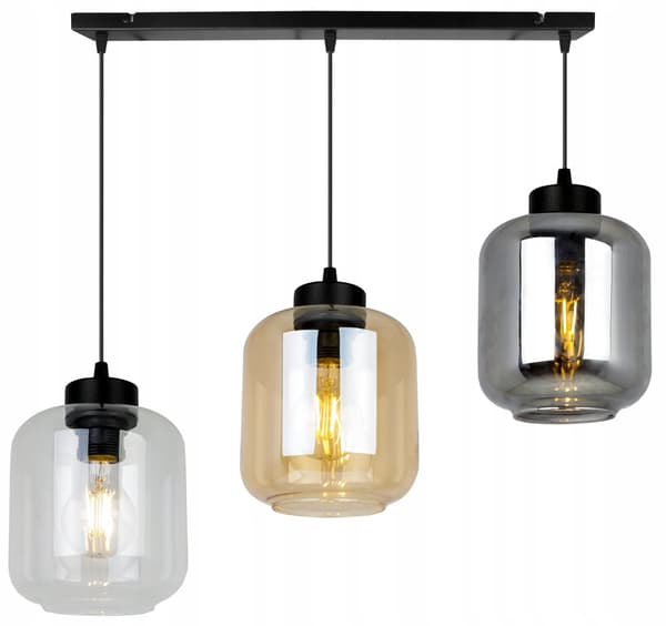 HÆNGELAMPE MODERNE ELEGANT GLASSKÆRM
