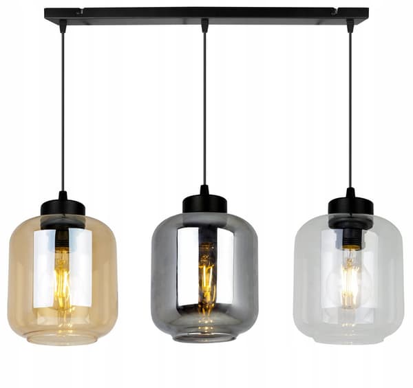 HÆNGELAMPE MODERNE ELEGANT GLASSKÆRM