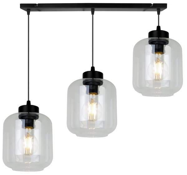 HÆNGELAMPE MODERNE ELEGANT GLASSKÆRM